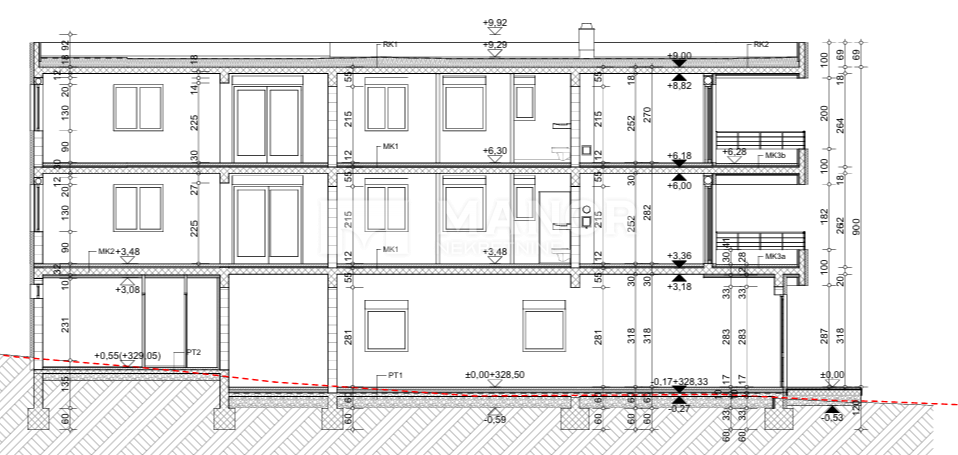 Appartamento Marinići, Viškovo, 68m2