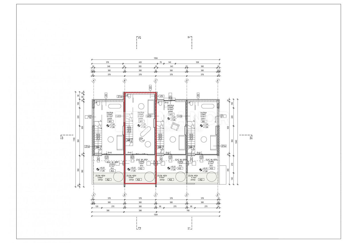 Appartamento Krk, 123m2