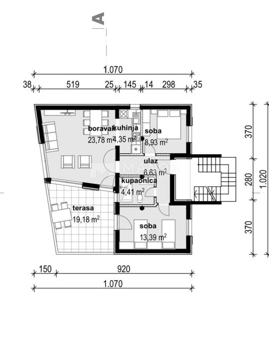 Appartamento Crikvenica, 80m2