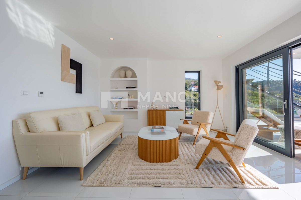 HRELJIN – Villa moderna con vista mare