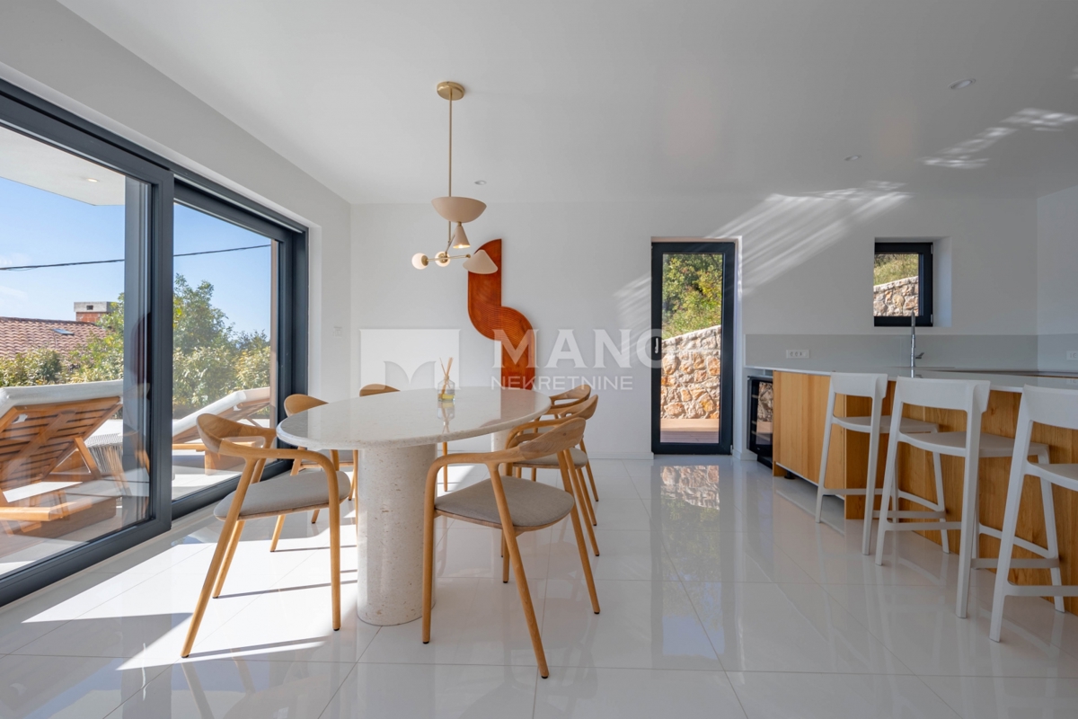 HRELJIN – Villa moderna con vista mare