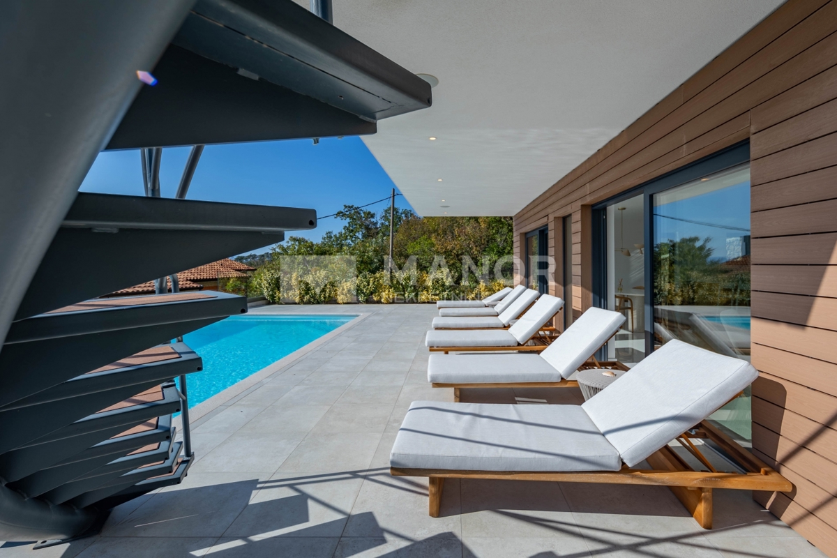 HRELJIN – Villa moderna con vista mare