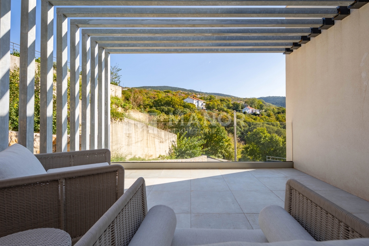 HRELJIN – Villa moderna con vista mare