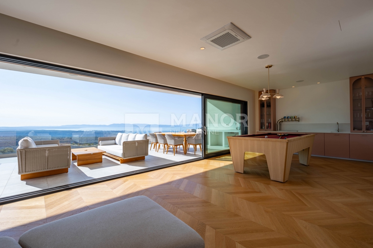 HRELJIN – Villa moderna con vista mare