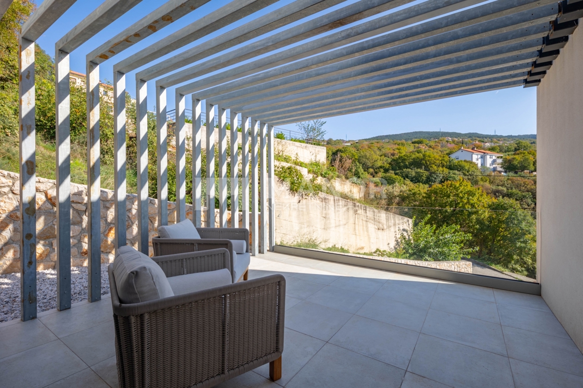 HRELJIN – Villa moderna con vista mare