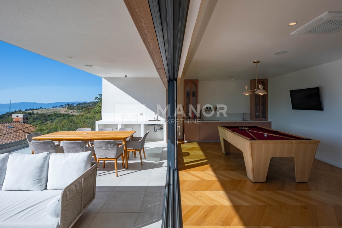 HRELJIN – Villa moderna con vista mare