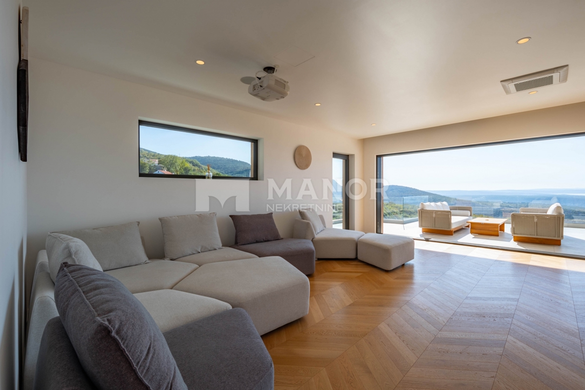 HRELJIN – Villa moderna con vista mare