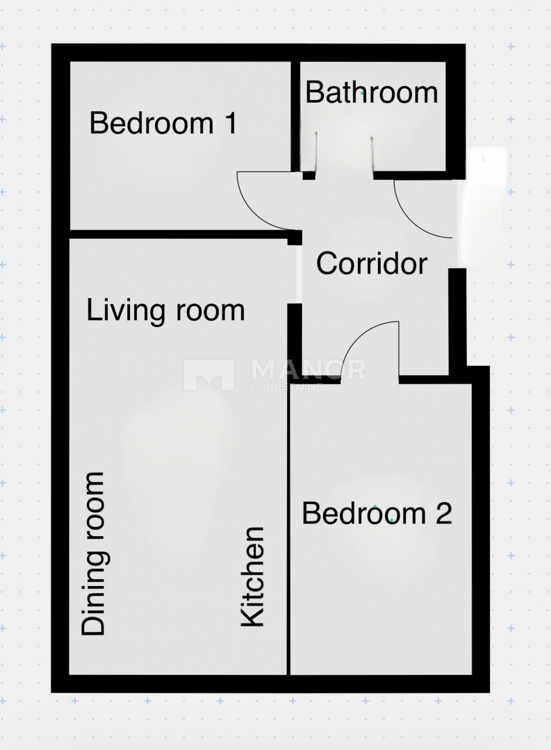 Appartamento Belveder, Rijeka, 54m2