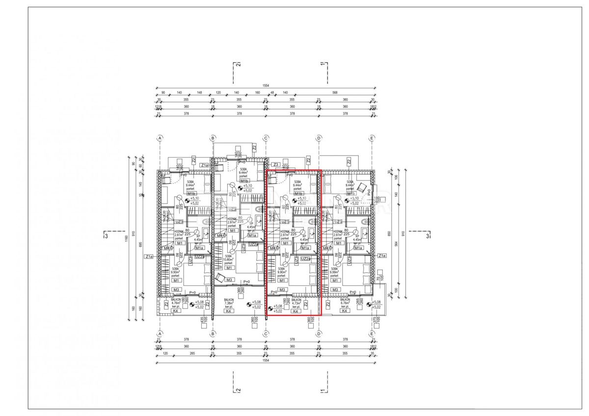 Appartamento Krk, 89m2