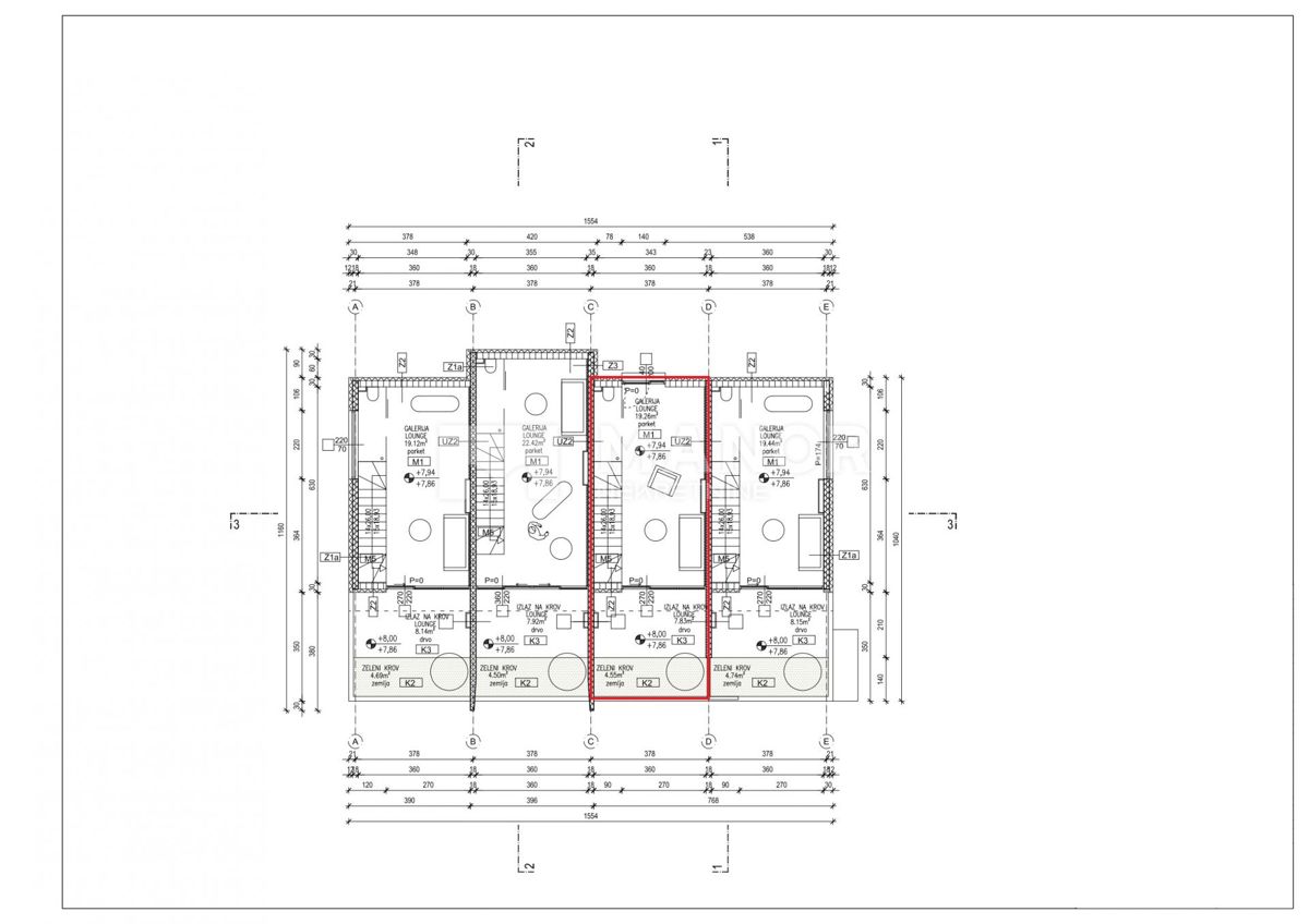 Appartamento Krk, 89m2