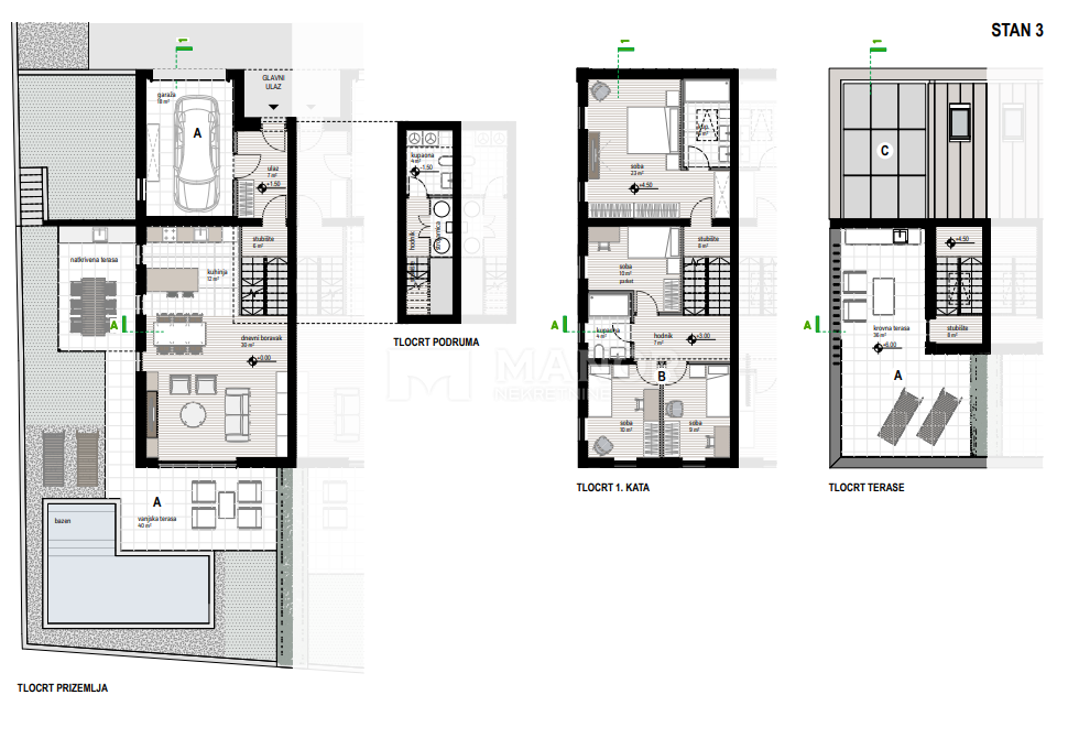 Appartamento Kostrena Sveta Lucija, Kostrena, 1m2