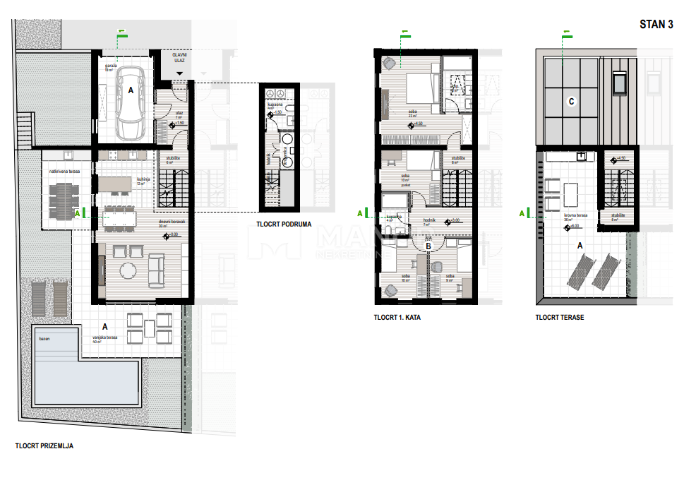 Appartamento Kostrena Sveta Lucija, Kostrena, 1m2