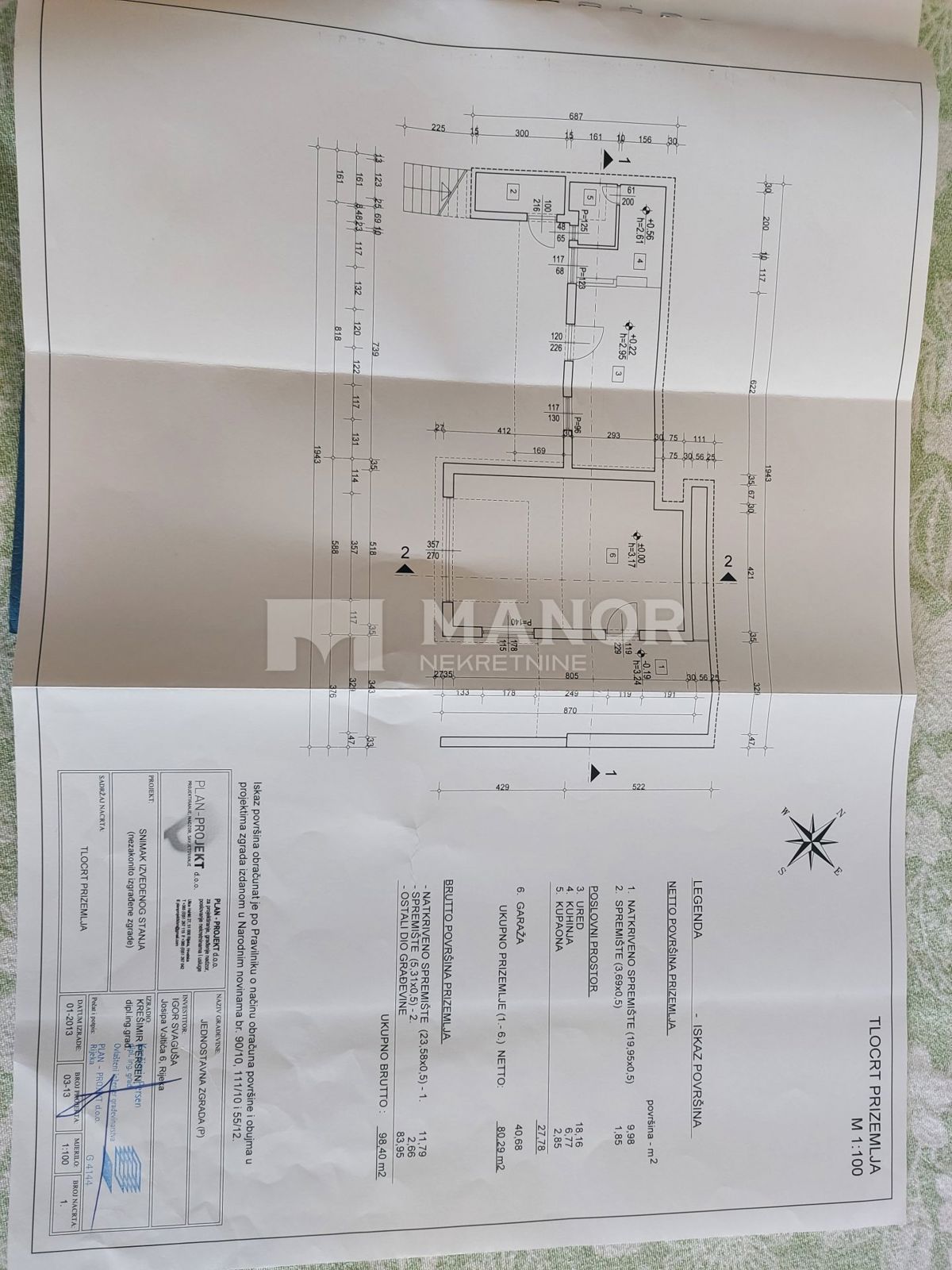 Appartamento Martinkovac, Rijeka, 138m2