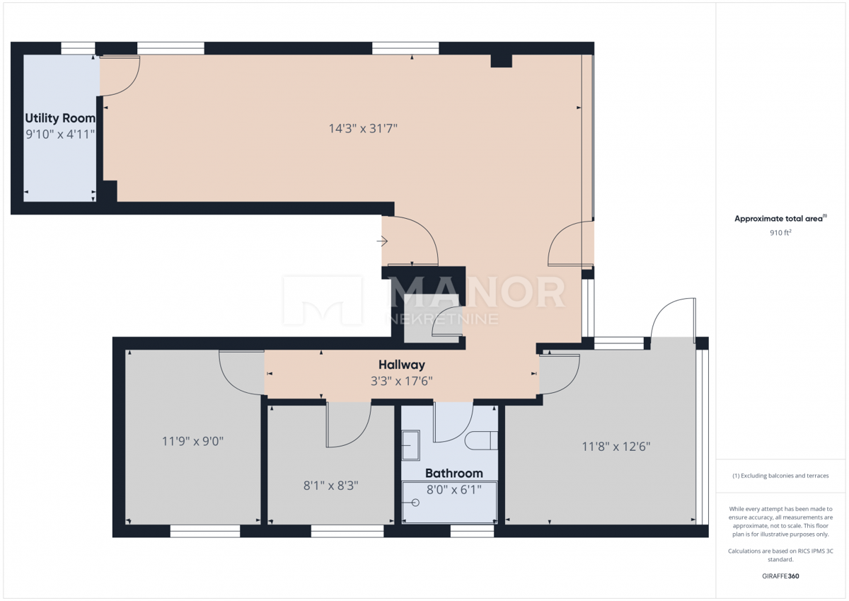 ISTRIA, ROVIGNO – Appartamento con 2 camere da letto e soggiorno in posizione attraente a Rovigno, 102 m²