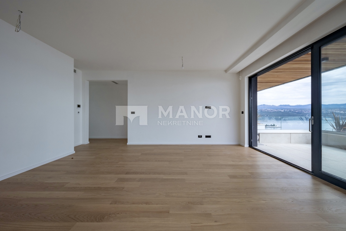 OPATIJA – Nuova costruzione, 2 camere da letto + soggiorno, 2° piano, giardino, piscina, garage