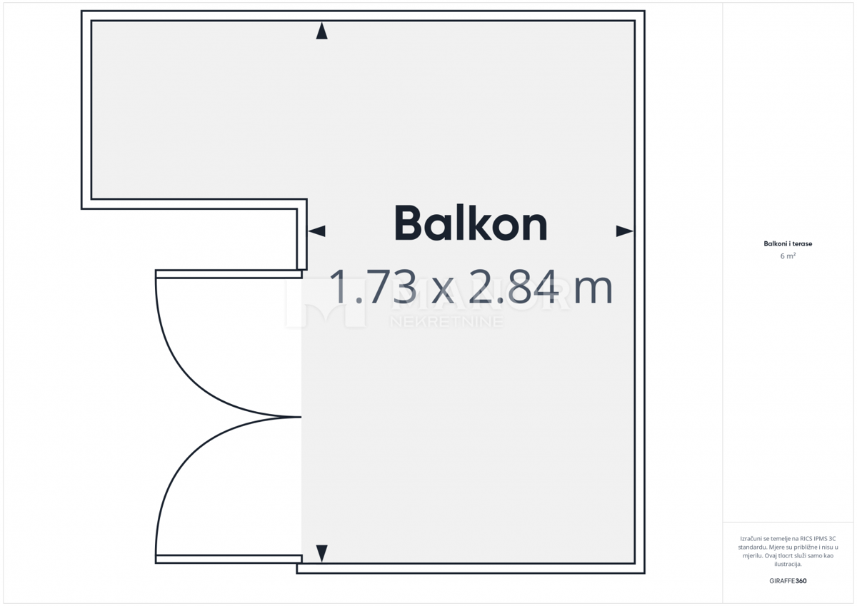 Appartamento Novi Vinodolski, 55m2