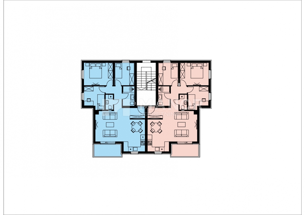 Appartamento Viškovo, 80m2