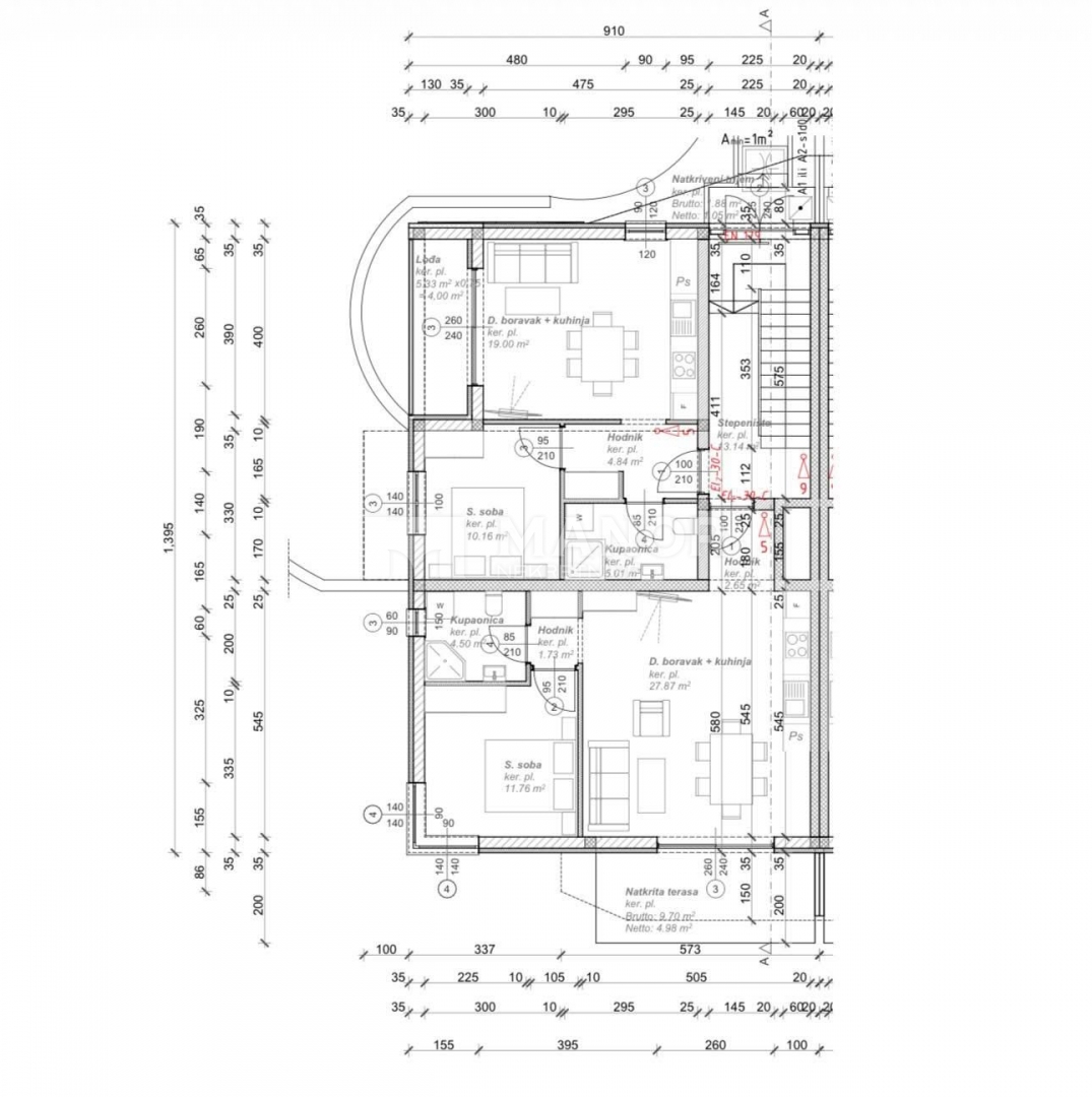 Terreno edificabile Zamet, Rijeka, 1.480m2