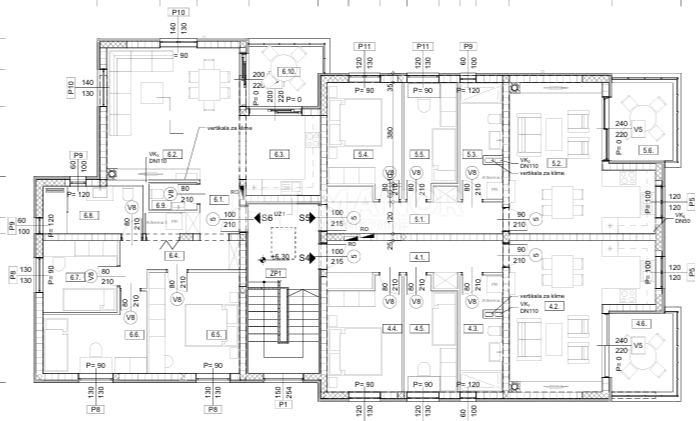 Appartamento Marinići, Viškovo, 88m2