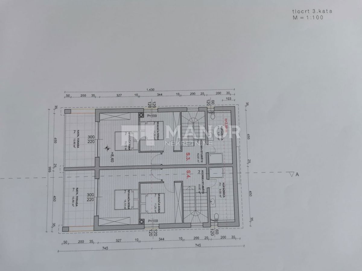 Appartamento Dramalj, Crikvenica, 101m2