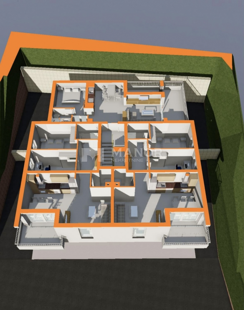 Appartamento Drenova, Rijeka, 62m2