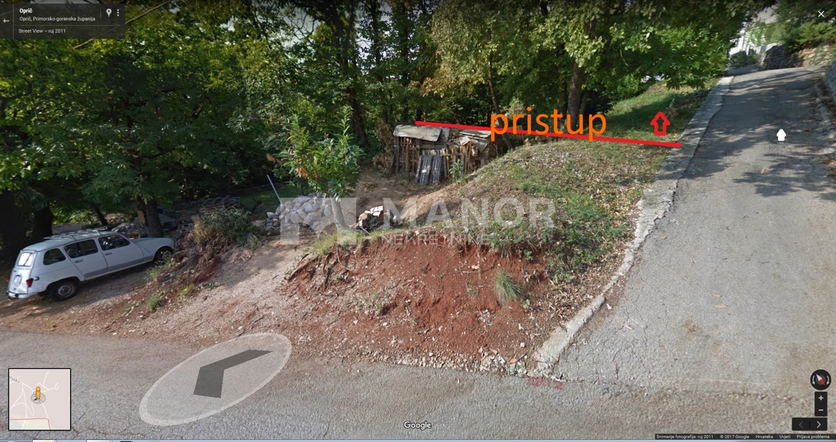 Terreno edificabile Oprić, Opatija - Okolica, 718m2