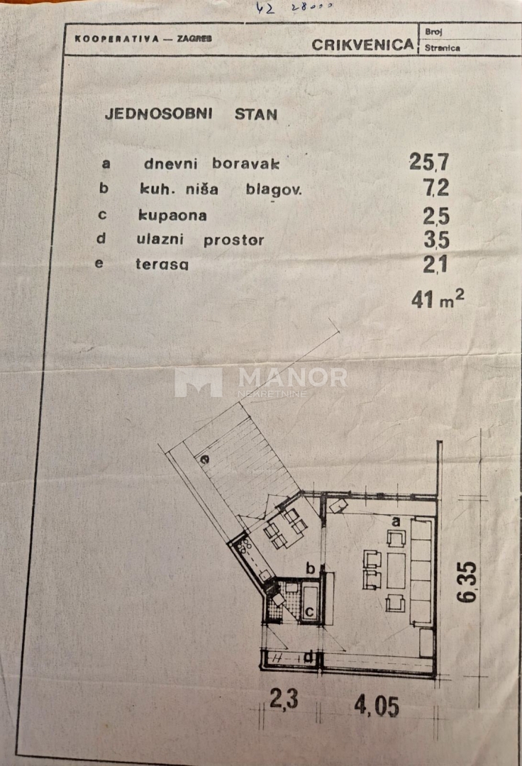 Appartamento Crikvenica, 41m2