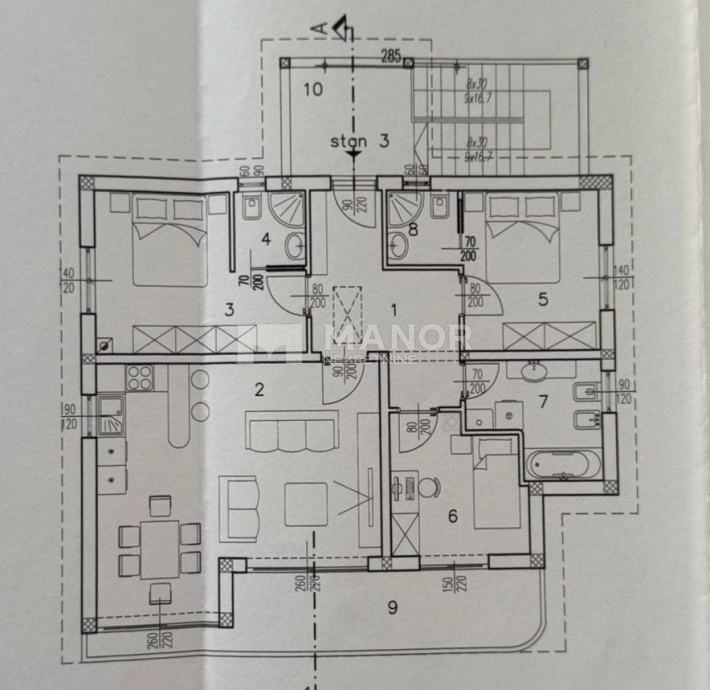 Appartamento Matulji, 100m2