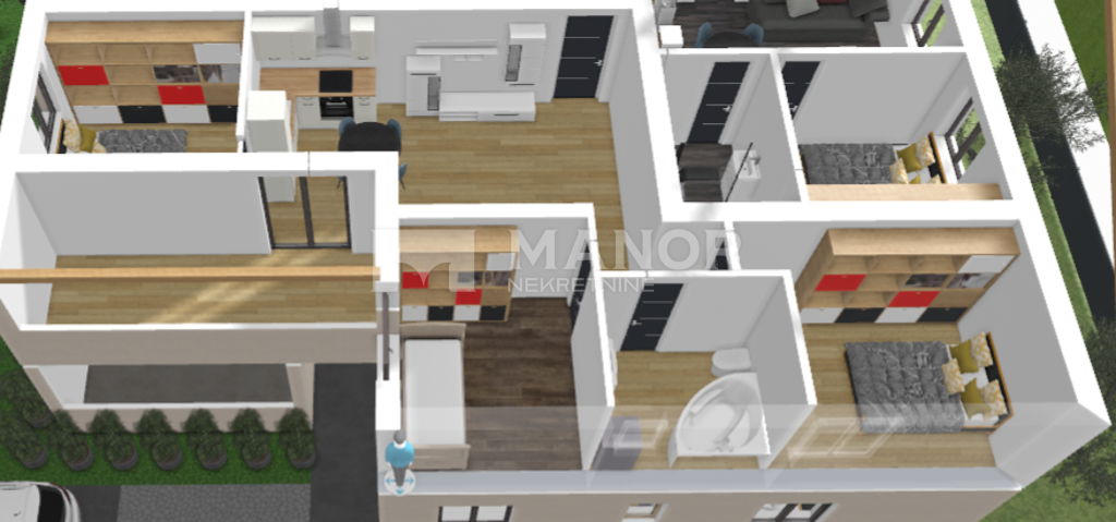 Appartamento Sušačka draga, Rijeka, 73m2