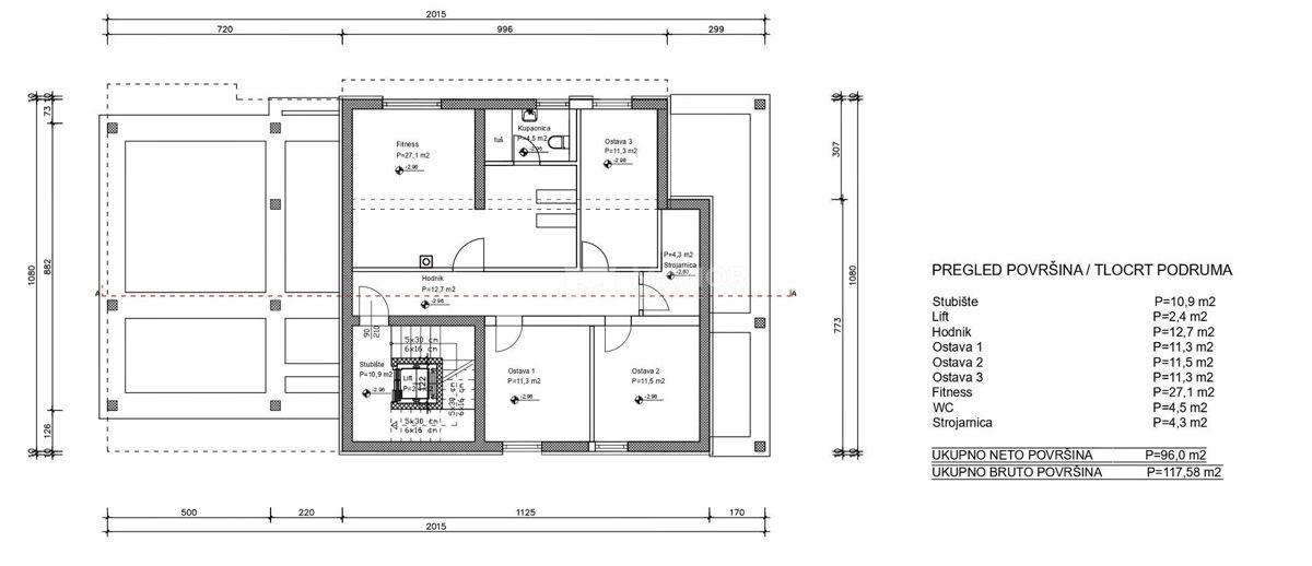 Appartamento Vrbnik, 145m2