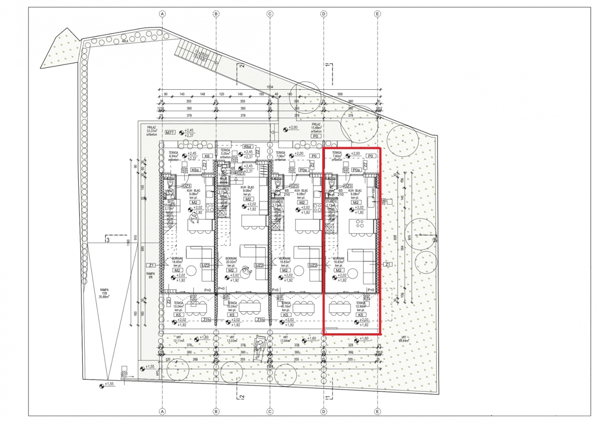 Appartamento Krk, 116m2