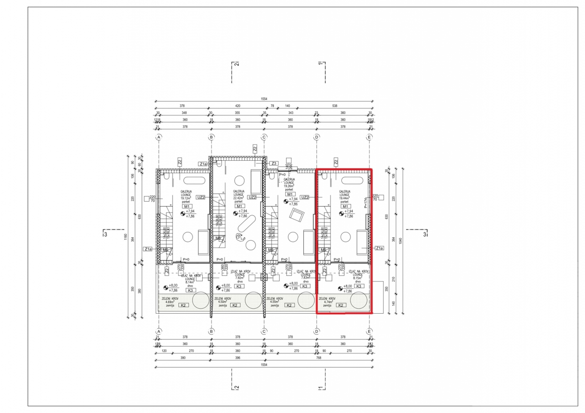 Appartamento Krk, 116m2