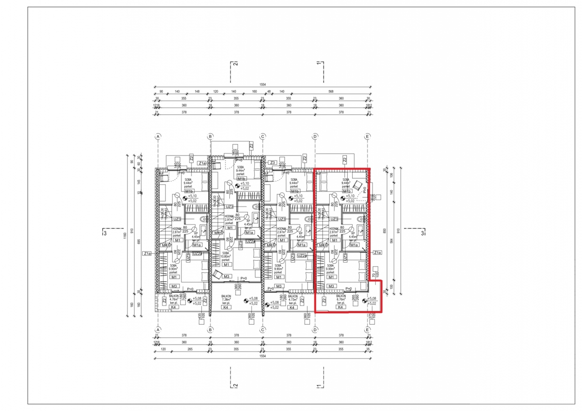 Appartamento Krk, 116m2