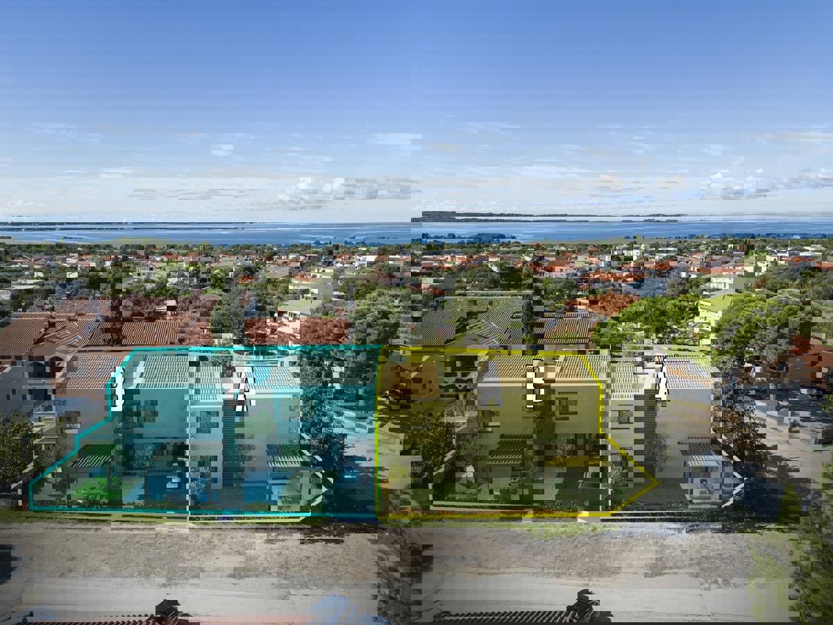 Progetto di 2 case con vista mare vicino a Fasana