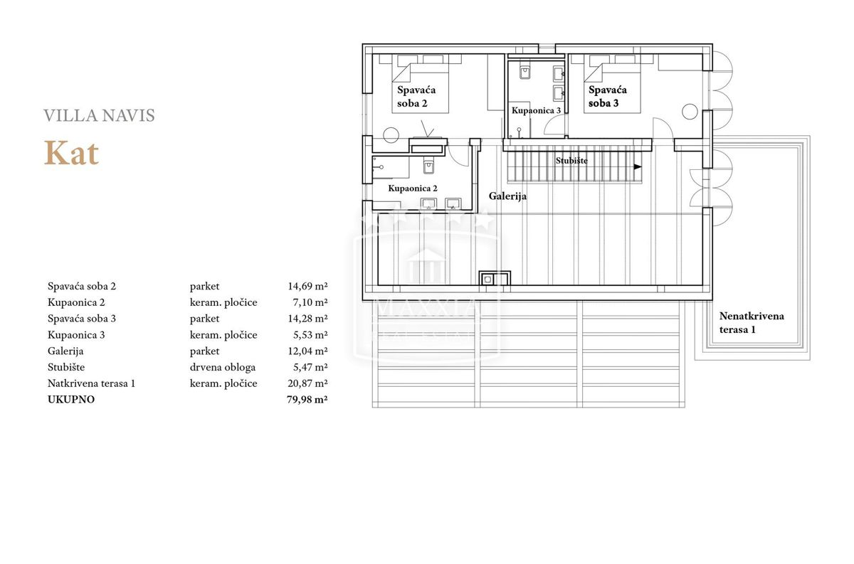 Casa Žman, Sali, 255m2
