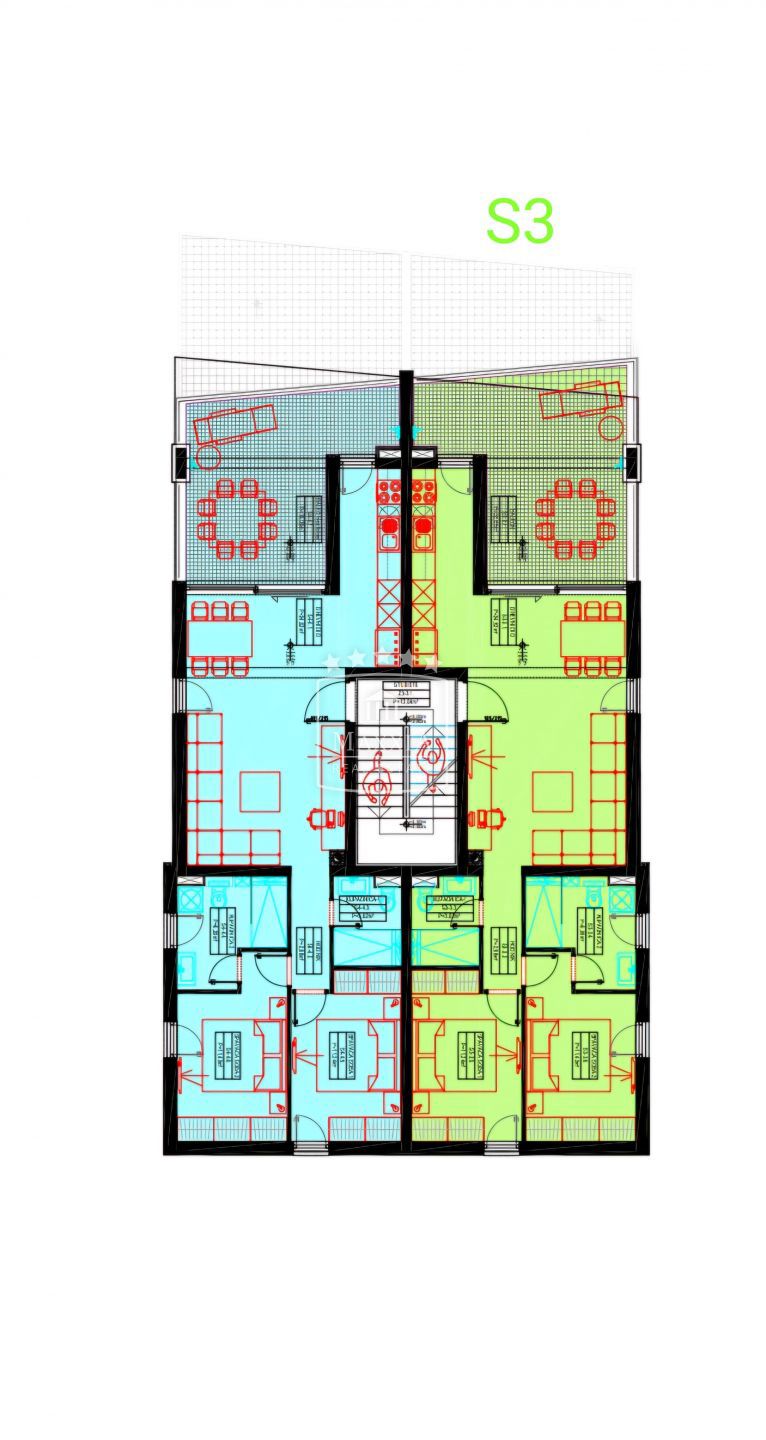 Appartamento Šimuni, Pag, 86,37m2