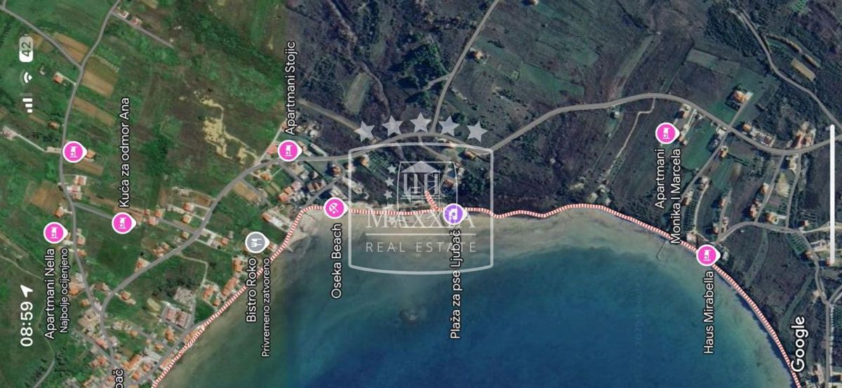 Terreno Ljubač, Ražanac, 2.000m2