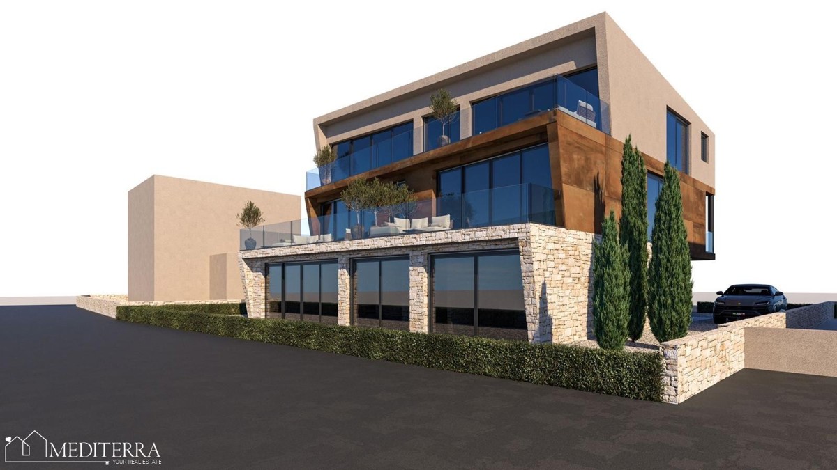 Attico di lusso con 3 camere da letto in posizione privilegiata, Punta, Umago