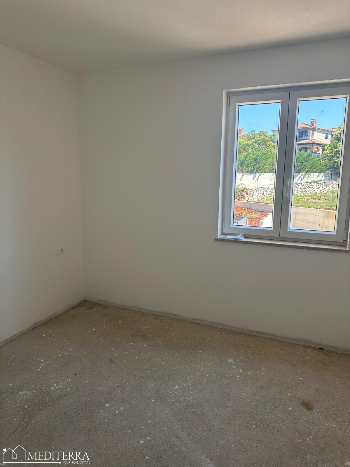 Appartamento con terrazza panoramica e vista mare, Vabriga, Istria