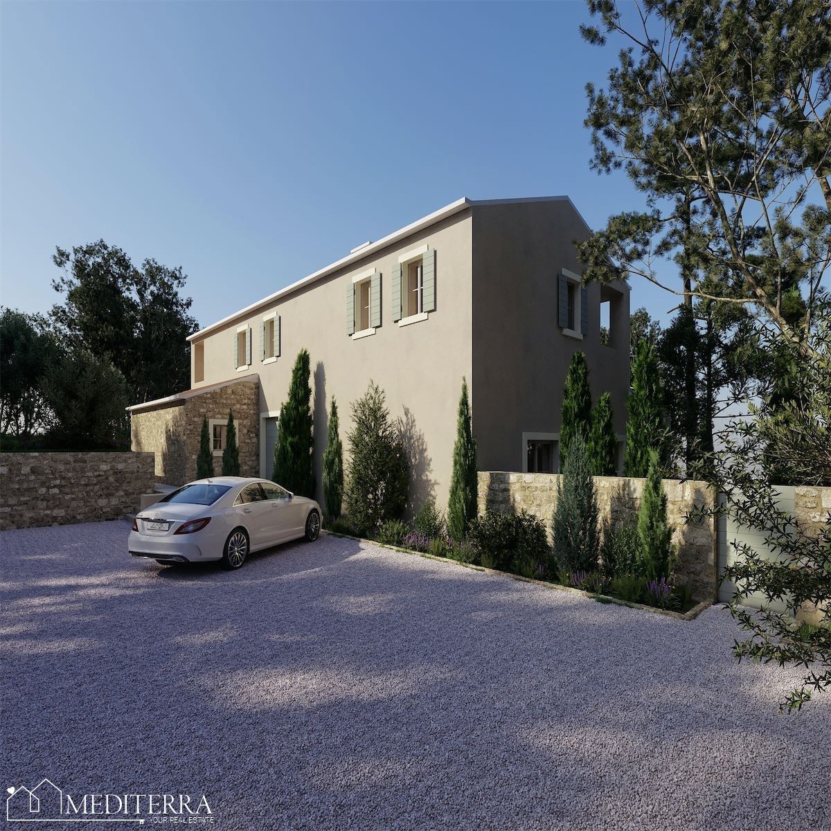Villa con splendida vista mare, Verteneglio, Istria