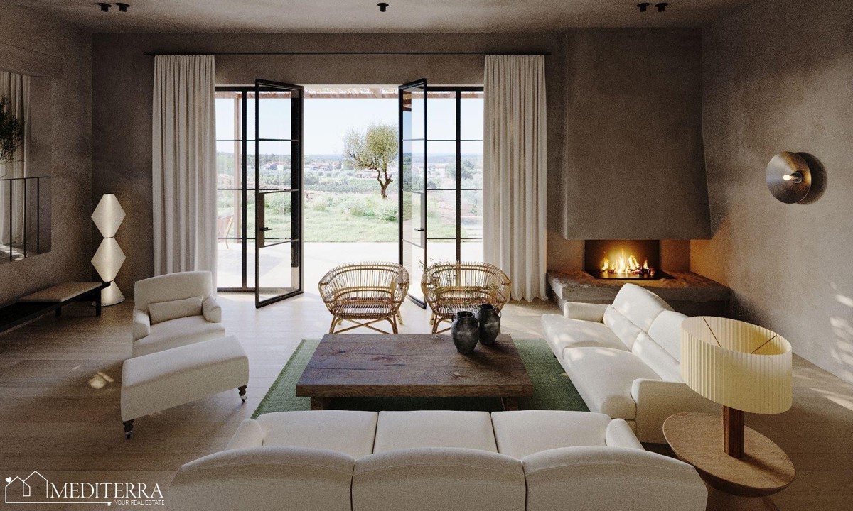 Villa con splendida vista mare, Verteneglio, Istria