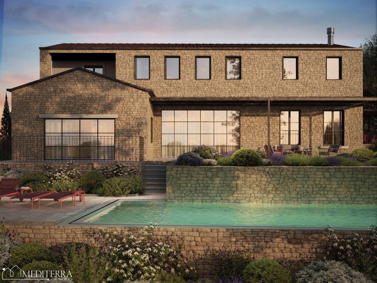 Villa con splendida vista mare, Verteneglio, Istria