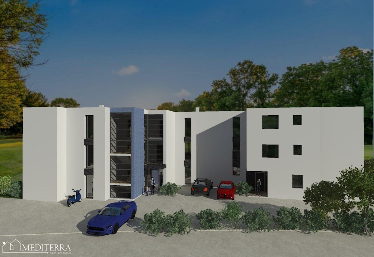 Appartamento S5 al 1° piano di un moderno edificio nuovo, Cittanova Istria