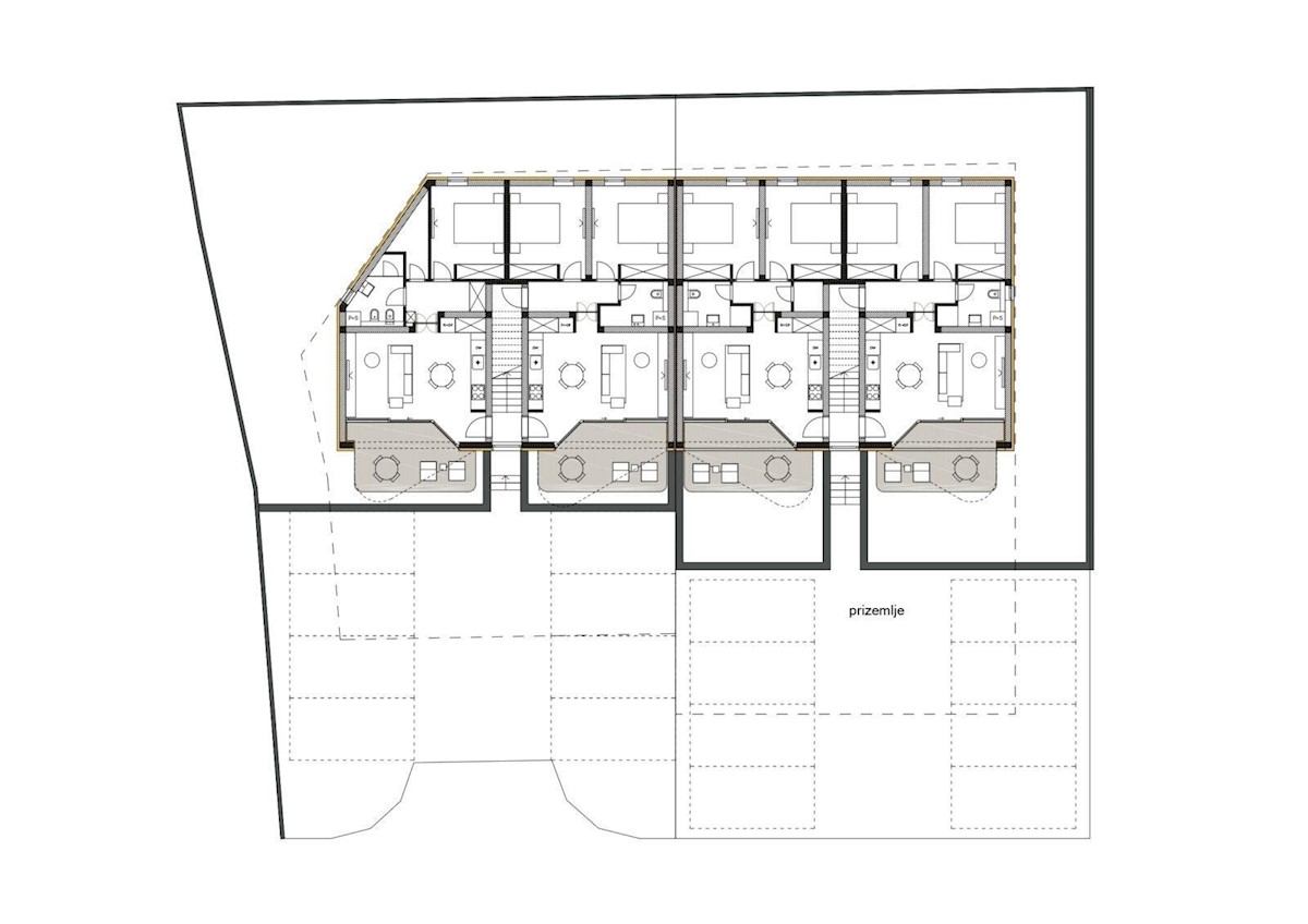 Appartamento in edificio nuovo, con terrazza sul tetto, Tar, Istria