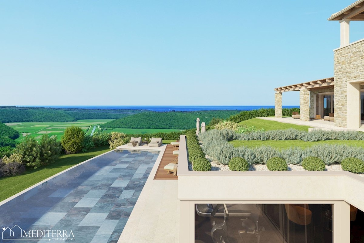 Villa di lusso con vista mare, Grisignana, Istria