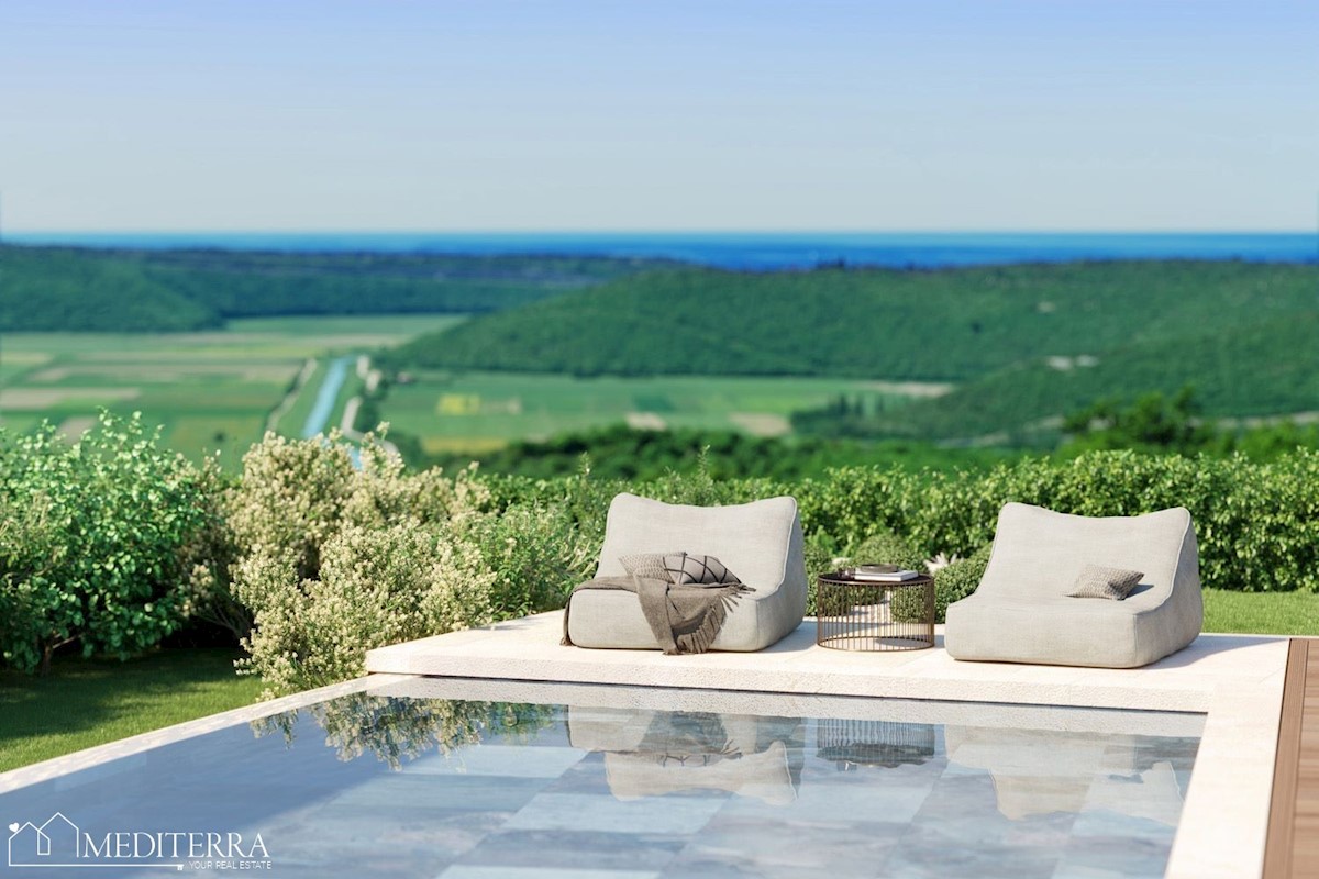 Villa di lusso con vista mare, Grisignana, Istria