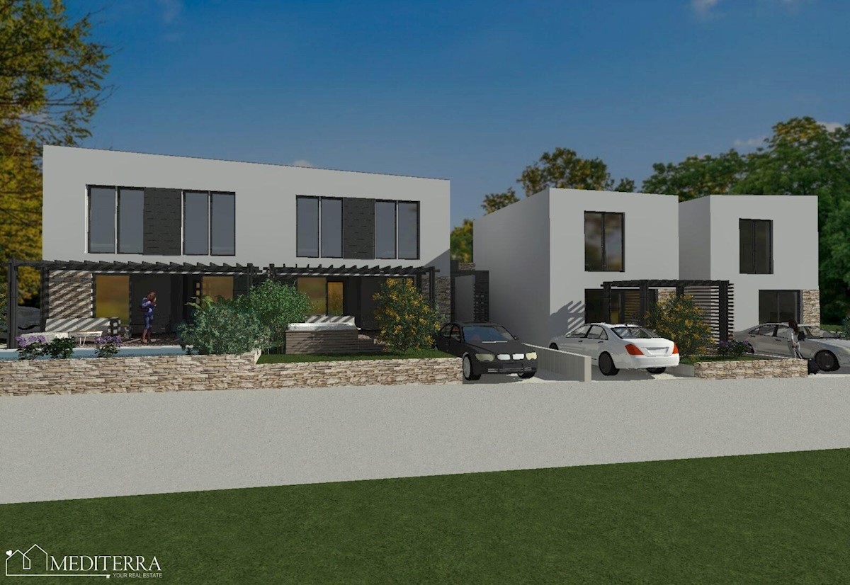 Casa a schiera moderna, nuova costruzione S4, Vabriga, Istria