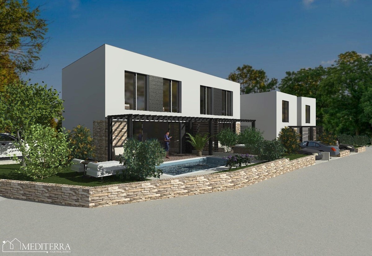 Casa a schiera moderna, nuova costruzione S4, Vabriga, Istria