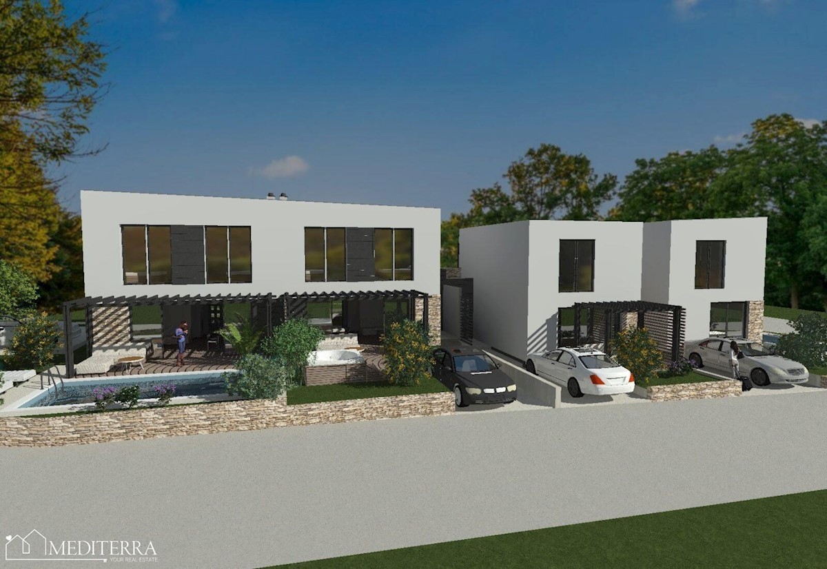 Casa a schiera moderna, nuova costruzione S4, Vabriga, Istria