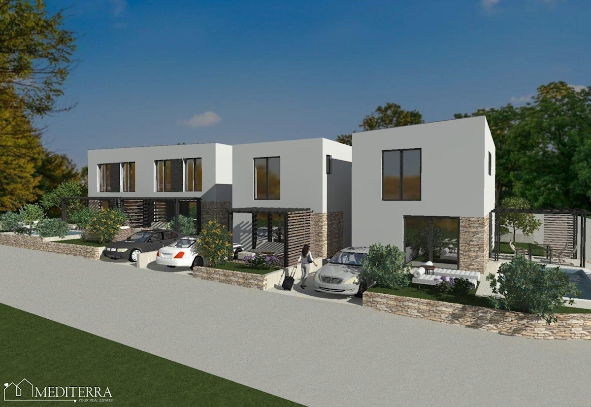 Casa a schiera moderna, nuova costruzione S4, Vabriga, Istria